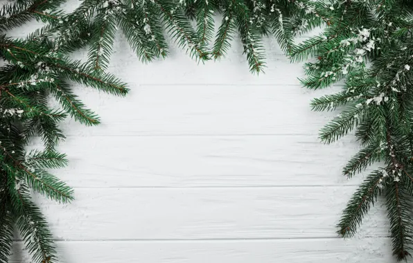 Фон, елка, Новый Год, Рождество, Christmas, wood, background, New Year