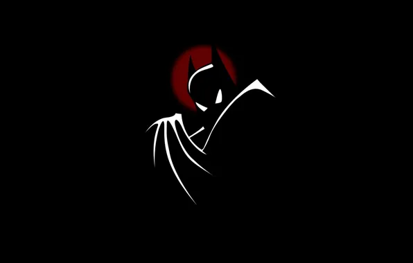 Batman, бетмен, минимализм, archam city