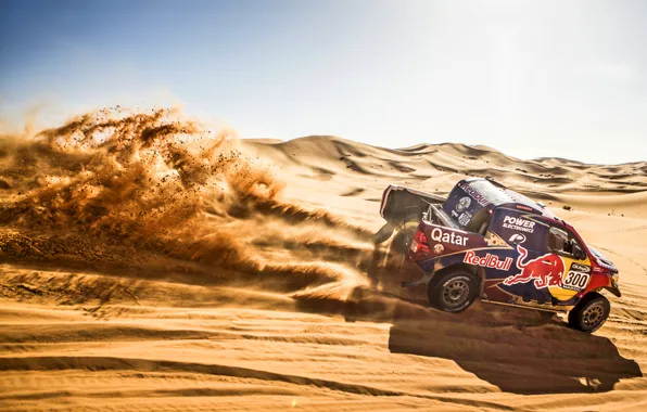 Песок, Авто, Спорт, Машина, Скорость, Toyota, Hilux, 300
