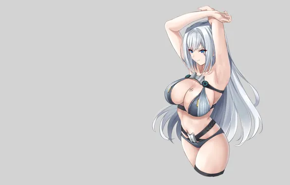 Картинка Stretch, anime girl, anime, oppai, armpit, boobs, girl, hot