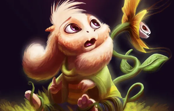 Game, Undertale, Asriel, Flowey
