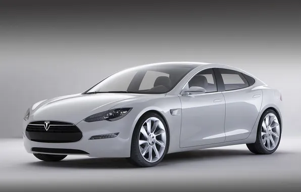 Картинка суперкар, седан, Tesla