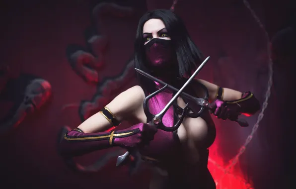 Игра, Fantasy, Боец, Арт, Art, Смертельная Битва, Mortal Kombat, Mileena