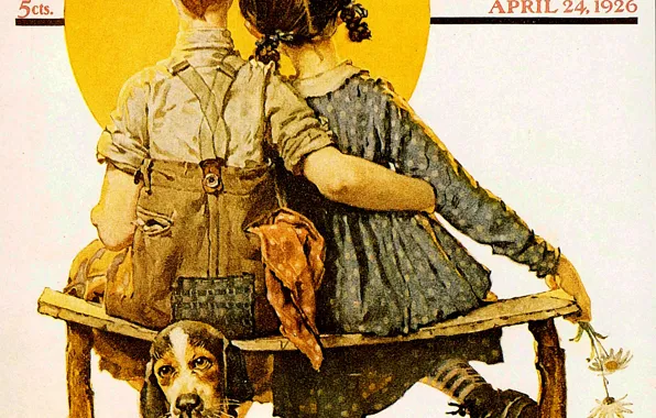 Girlfriend, talent, Norman Rockwell, humoristic, humour, talentuos, youth
