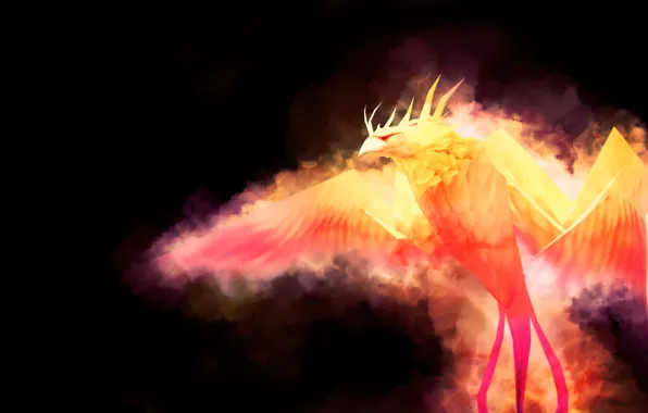 Картинка стиль, рендеринг, птица