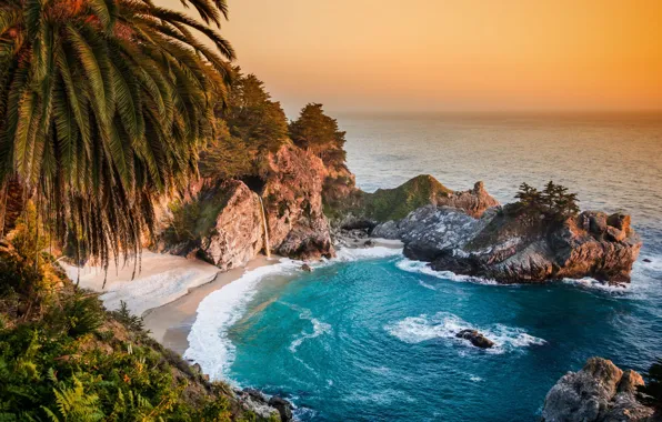 California, landscapes, california pacific ocean