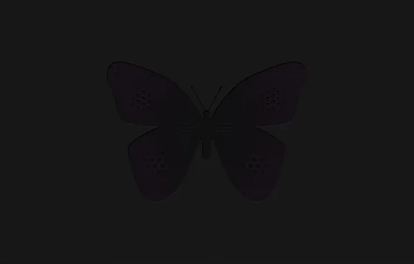 Картинка круги, бабочка, рисунок, минимализм, точки, minimalism, circles, butterfly