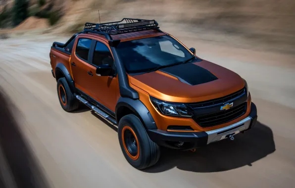 Chevrolet, в движении, пикап, 4x4, Colorado, Z71, 2016, Xtreme Concept