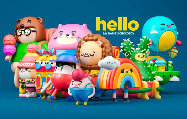 Игрушки, куклы, коллекция, hello, ChocoToy