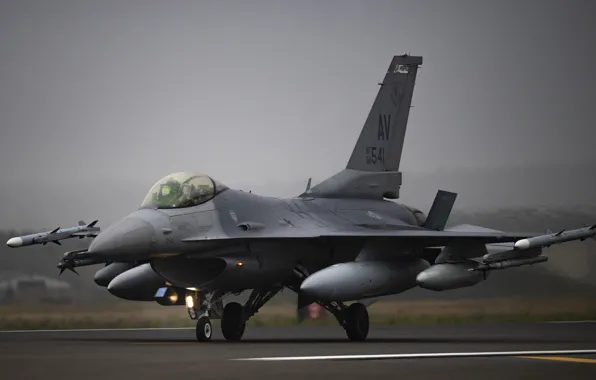 ВВС США, General Dynamics F-16 Fighting Falcon, истребитель четвёртого поколения, американский многофункциональный лёгкий