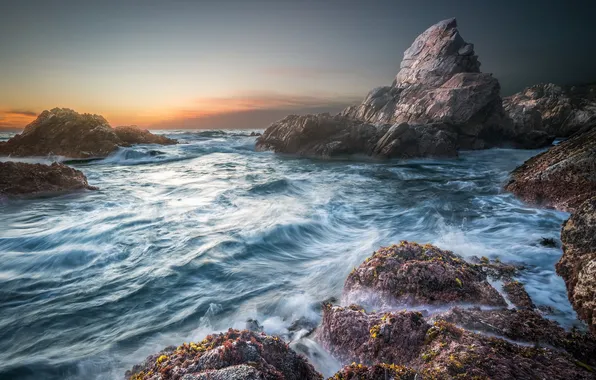 Море, скалы, берег