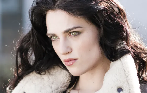 Картинка взгляд, девушка, портрет, актриса, hair, Katie McGrath, Кэти МакГрат