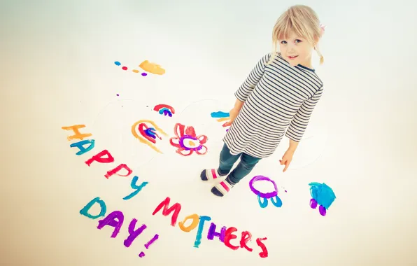 Картинка Colours, Painting, Mothers Day