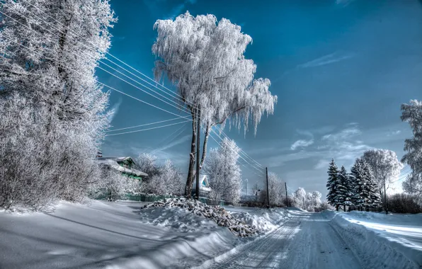 Картинка Зима, Россия, Пейзажи