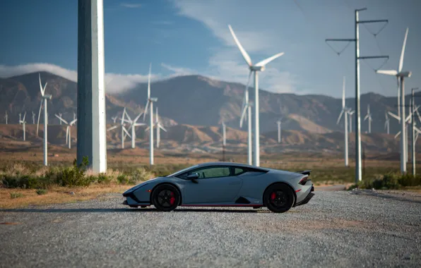 Картинка Lamborghini, Huracan, side view, Lamborghini Huracan Tecnica