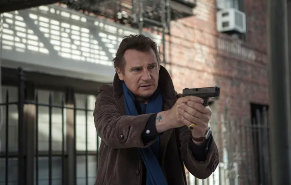 Картинка Liam Neeson, Прогулка среди могил, Люди боятся не того, чего стоит бояться, A Walk Among …