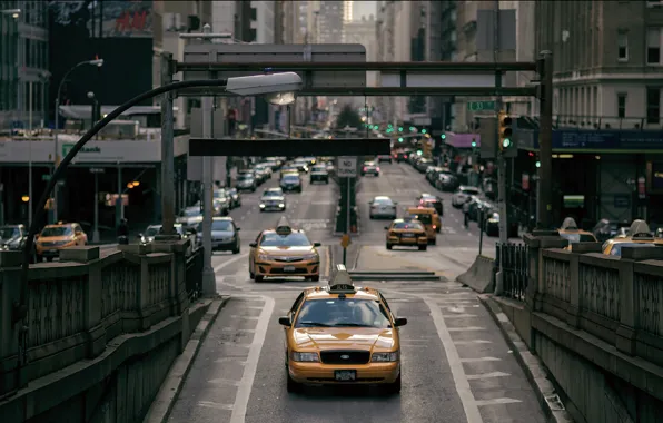 USA, New York, Taxi