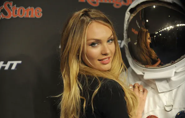 Милая, модель, космонавт, Candice, Swanepoel