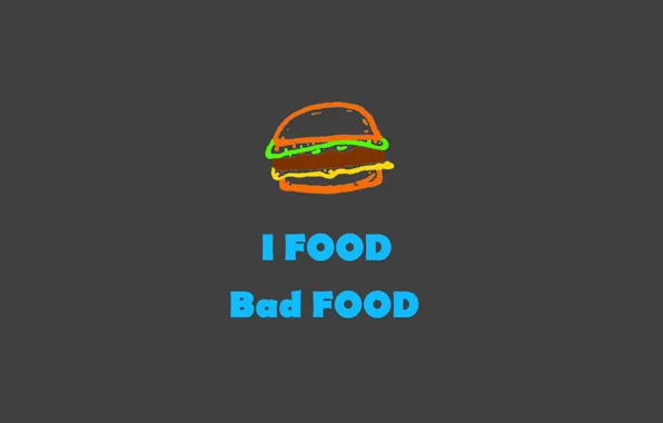 APPLE, FOOD, CHEESEBURGEL, BAD