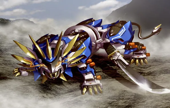 Robot, zoids, Murasame, Liger