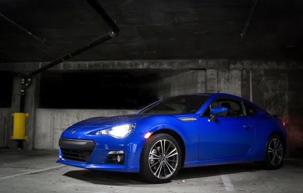 Картинка Subaru, Blue, BRZ, Underground, Limited