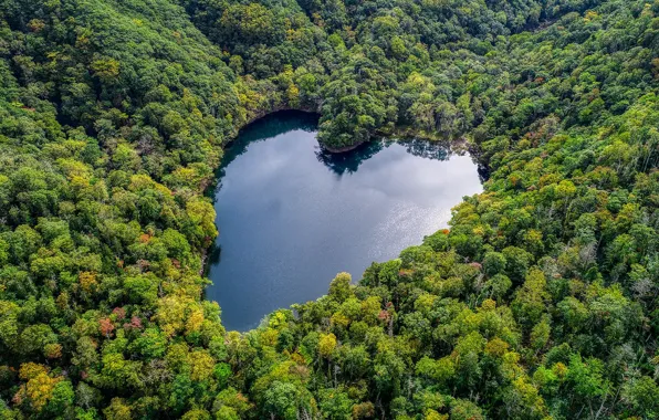 Japan, Hokkaido, Toyoni Lake