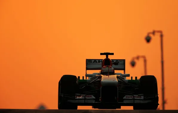 Grand prix, Abu Dhabi, UAE, Force India., Yas Marina