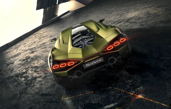 Lamborghini, суперкар, гибридный, Sián