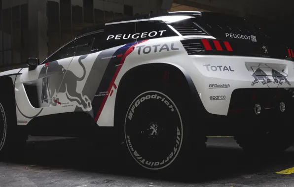 Авто, Машина, Peugeot, Red Bull, Новый, Rally, Dakar, Дакар