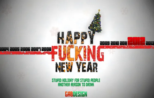 New year, happy, gabdesign, chechen design, rule, new 2012