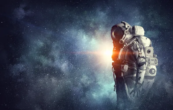 Картинка space, man, suit, astronaut