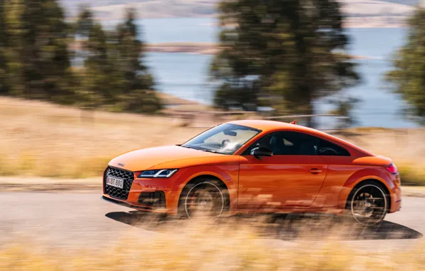 Картинка Audi, road, speed, Audi TTS Coupe, TT