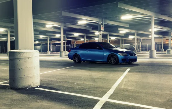 Картинка синий, бмв, BMW, матовый, E92, Matte, 3 серия, 3 Series