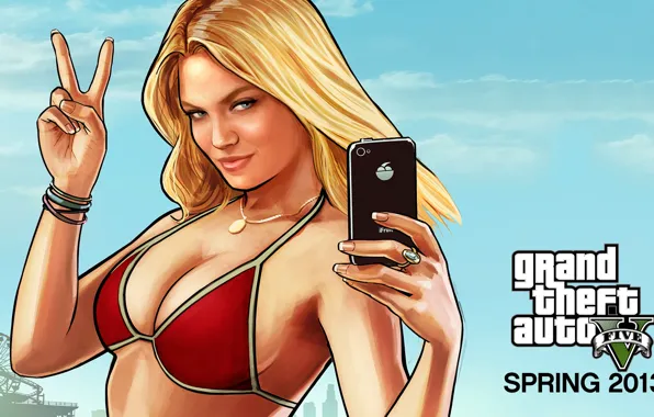 Картинка девушка, gta, Grand Theft Auto