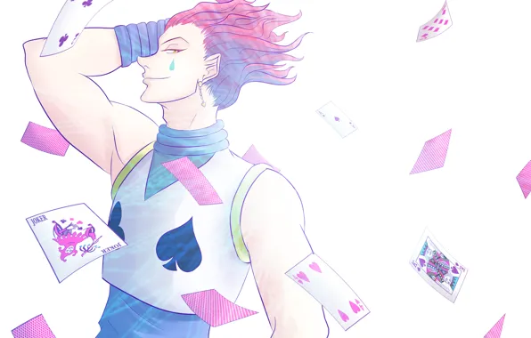 Карты, мужчина, Hunter x Hunter, Hisoka