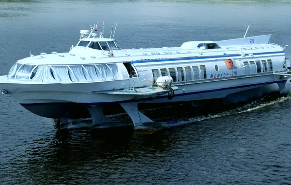 Теплоход, на подводных крыльях, Метеор-218
