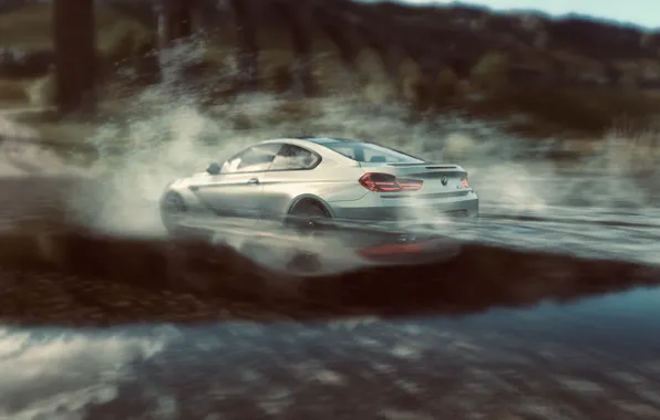 HDR, BMW, Speed, Bridge, Water, Coupe, Game, River