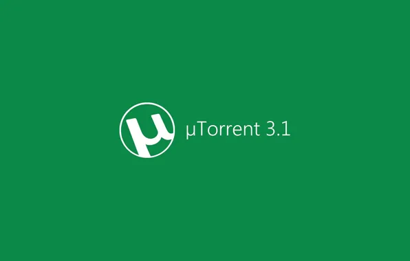 Зеленый, green, минимализм, minimalism, 1920x1080, программа, utorrent, program