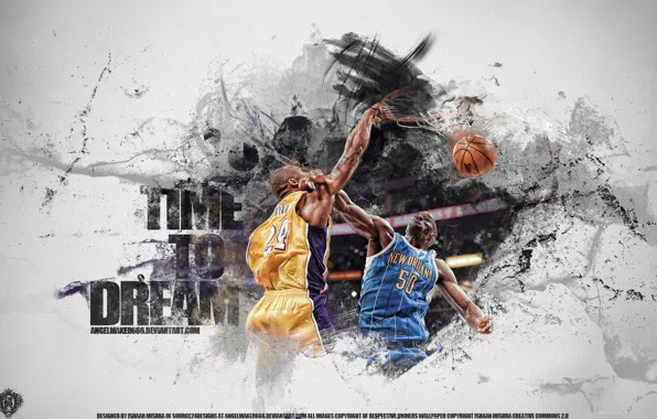 Картинка basketball, nba, Kobe Bryant, that's what champions do, over, Bryant, monster dunk, western converence