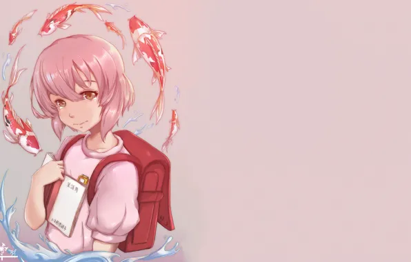 Рыбки, девочка, тетрадь, Форма голоса, Koe No Katachi