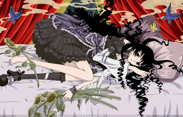 Девушка, аниме, арт, xxxholic