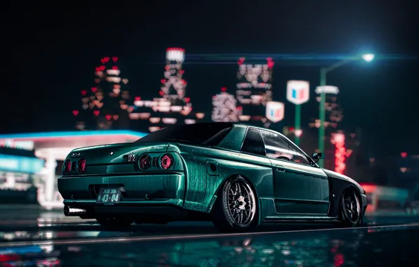 Авто, Игра, Машина, Car, NFS, Art, Night, Game