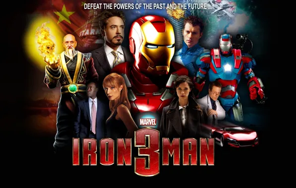 Фантастика, комикс, Tony Stark, Железный человек 3, Iron Man 3