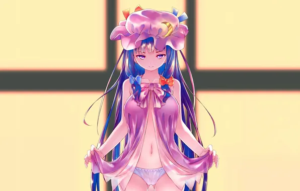 Girl, sexy, lingerie, pantsu, cleavage, babydoll, panties, long hair