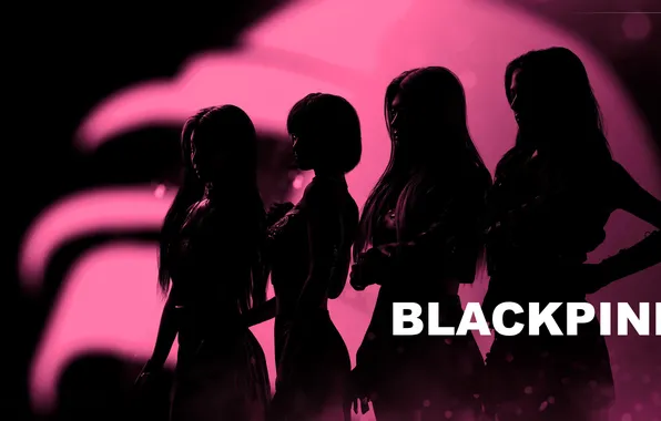 Music, Rose, Silhouette, Lisa, Jennie, Blackpink, Jisoo, Pink aesthetic