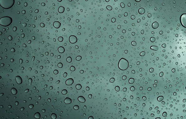Вода, дождь, Капли