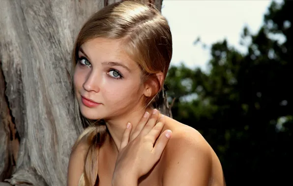 Девушка, блондинка, sienna