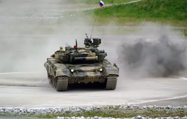 Картинка танк, полигон, т-90