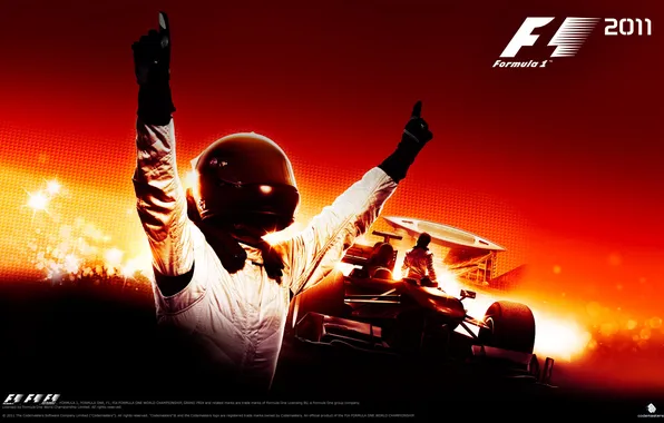 Картинка формула 1, пилот, болид, F1 2011
