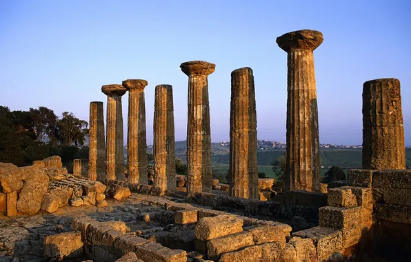 Картинка Tempio di Ercole, Hera Temple in Agrigento